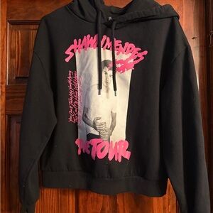 Black Graphic Sean Mendes Hoodie